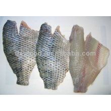 Piel de Tilapia congelada (oreochromis spp) en los peces